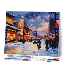 Cargar imagen en el visor de la galería, Diamond Painting - Calle de Invierno Retro en Japón
