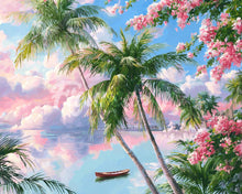 Cargar imagen en el visor de la galería, Diamond Painting - Laguna Tropical de Ensueño