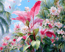 Cargar imagen en el visor de la galería, Diamond Painting - Floración Rosa Tropical