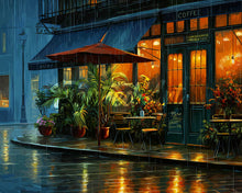 Cargar imagen en el visor de la galería, Diamond Painting - Rincón de Café Lluvioso