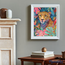 Cargar imagen en el visor de la galería, Diamond Painting - Leopardo Tropical