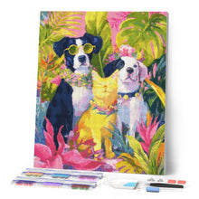 Cargar imagen en el visor de la galería, Diamond Painting - Trío de Mascotas Tropicales