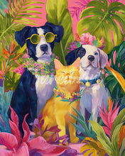 Cargar imagen en el visor de la galería, Diamond Painting - Trío de Mascotas Tropicales