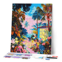 Cargar imagen en el visor de la galería, Diamond Painting - Patio Tropical Jardín