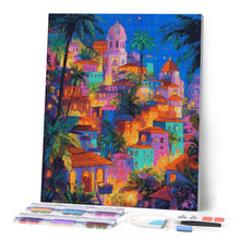 Cargar imagen en el visor de la galería, Diamond Painting - Pueblo Tropical de Ensueño