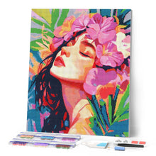 Cargar imagen en el visor de la galería, Diamond Painting - Hermosa Niña de las Flores