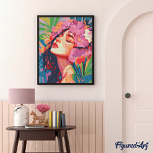 Cargar imagen en el visor de la galería, Diamond Painting - Hermosa Niña de las Flores