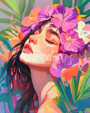 Cargar imagen en el visor de la galería, Diamond Painting - Hermosa Niña de las Flores