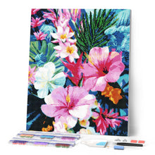Cargar imagen en el visor de la galería, Diamond Painting - Jardín de Hibiscos