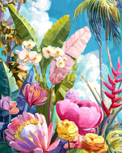 Cargar imagen en el visor de la galería, Diamond Painting - Jardín Tropical Colorido