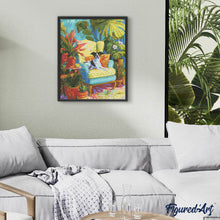 Cargar imagen en el visor de la galería, Diamond Painting - Rincón de Plantas con Perro