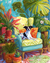 Cargar imagen en el visor de la galería, Diamond Painting - Rincón de Plantas con Perro