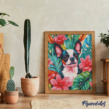 Cargar imagen en el visor de la galería, Diamond Painting - Cachorro Tropical