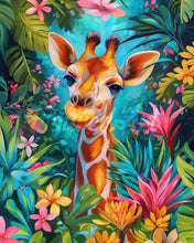 Cargar imagen en el visor de la galería, Diamond Painting - Jirafa Tropical