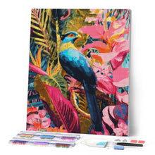 Cargar imagen en el visor de la galería, Diamond Painting - Pájaro Azul Tropical