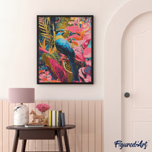 Cargar imagen en el visor de la galería, Diamond Painting - Pájaro Azul Tropical