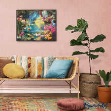 Cargar imagen en el visor de la galería, Diamond Painting - Lago de Flores