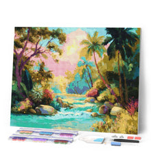 Cargar imagen en el visor de la galería, Diamond Painting - Arroyo Tropical