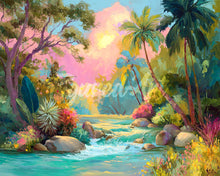 Cargar imagen en el visor de la galería, Diamond Painting - Arroyo Tropical