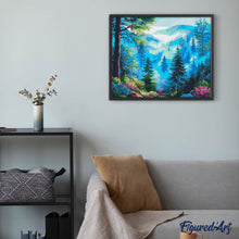Cargar imagen en el visor de la galería, Diamond Painting - Valle Neblinoso de Pinos