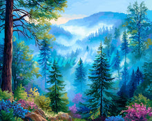 Cargar imagen en el visor de la galería, Diamond Painting - Valle Neblinoso de Pinos