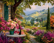 Cargar imagen en el visor de la galería, Diamond Painting - Vino junto al Jardín