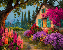 Cargar imagen en el visor de la galería, Diamond Painting - Jardín Delantero Vivo