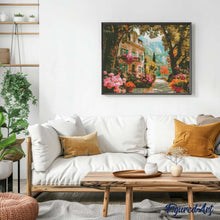 Cargar imagen en el visor de la galería, Diamond Painting - Villa en Flor junto al Lago