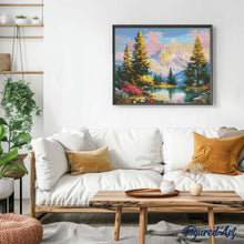 Cargar imagen en el visor de la galería, Diamond Painting - Resplandor Alpino al Atardecer