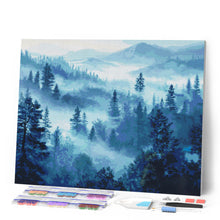 Cargar imagen en el visor de la galería, Diamond Painting - Niebla entre los Pinos