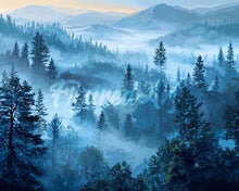Cargar imagen en el visor de la galería, Diamond Painting - Niebla entre los Pinos