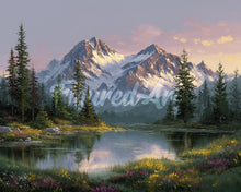 Cargar imagen en el visor de la galería, Diamond Painting - Lago Alpino