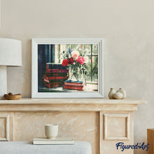 Cargar imagen en el visor de la galería, Diamond Painting - Libros Antiguos y Flores