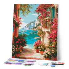 Cargar imagen en el visor de la galería, Diamond Painting - Vista de la Riviera Italiana