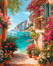 Cargar imagen en el visor de la galería, Diamond Painting - Vista de la Riviera Italiana