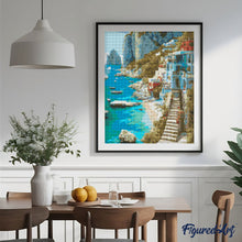 Cargar imagen en el visor de la galería, Diamond Painting - Paraíso en el Acantilado