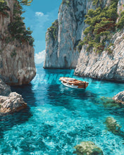 Cargar imagen en el visor de la galería, Diamond Painting - Cala Azul Tranquila