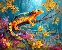 Cargar imagen en el visor de la galería, Diamond Painting - Salamandra Dorada