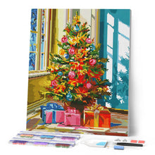Cargar imagen en el visor de la galería, Diamond Painting - Árbol de Navidad Brillante