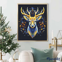 Cargar imagen en el visor de la galería, Diamond Painting - Reno Majestuoso 40x50cm con bastidor montado