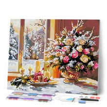 Cargar imagen en el visor de la galería, Diamond Painting - Nochebuena Romántica