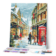 Cargar imagen en el visor de la galería, Diamond Painting - Calle Festiva Británica