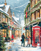 Cargar imagen en el visor de la galería, Diamond Painting - Calle Festiva Británica
