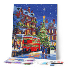 Cargar imagen en el visor de la galería, Diamond Painting - Calle Navideña de Londres