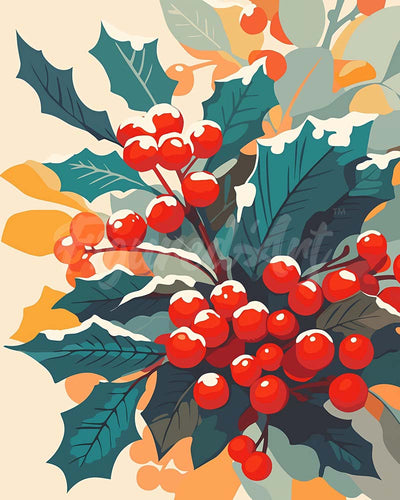 Diamond Painting - Acebo Nevado