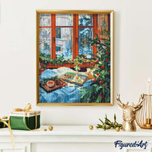 Cargar imagen en el visor de la galería, Diamond Painting - Invierno Acogedor en la Cama