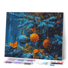 Cargar imagen en el visor de la galería, Diamond Painting - Abeto Azul y Bolas