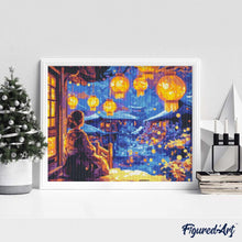 Cargar imagen en el visor de la galería, Diamond Painting - Noche del Festival de Faroles