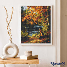 Cargar imagen en el visor de la galería, Diamond Painting - Zorro rojo junto al río