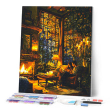 Cargar imagen en el visor de la galería, Diamond Painting - Noche acogedora de otoño
